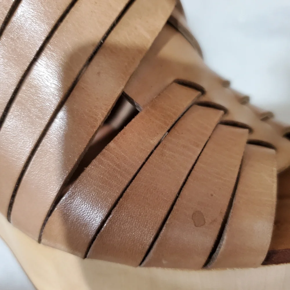 ASH Oman Leather Wood Platforms